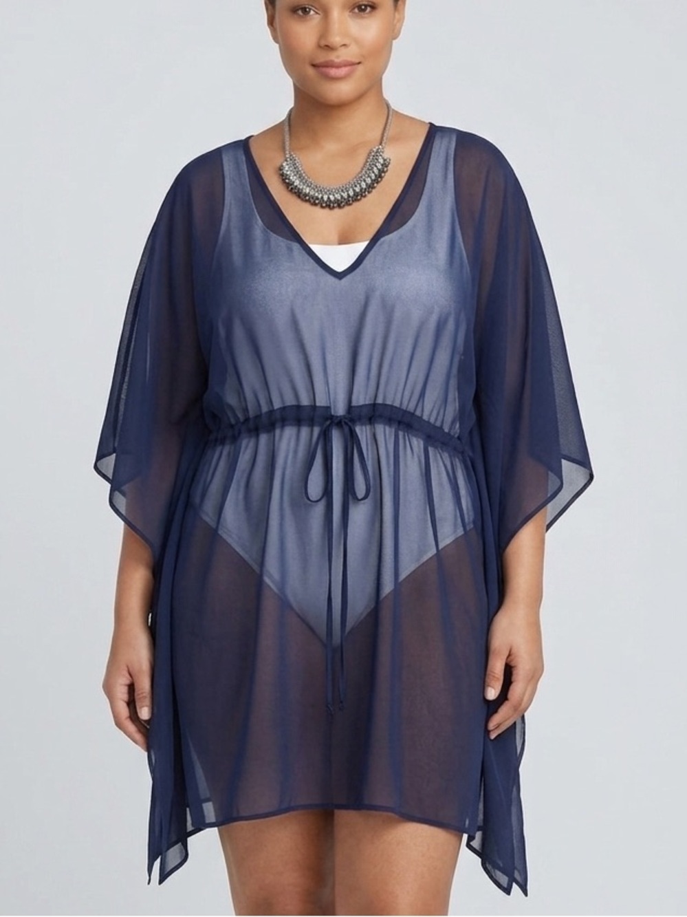 RACHEL RACHEL ROY Navy Blue Cover Up XL